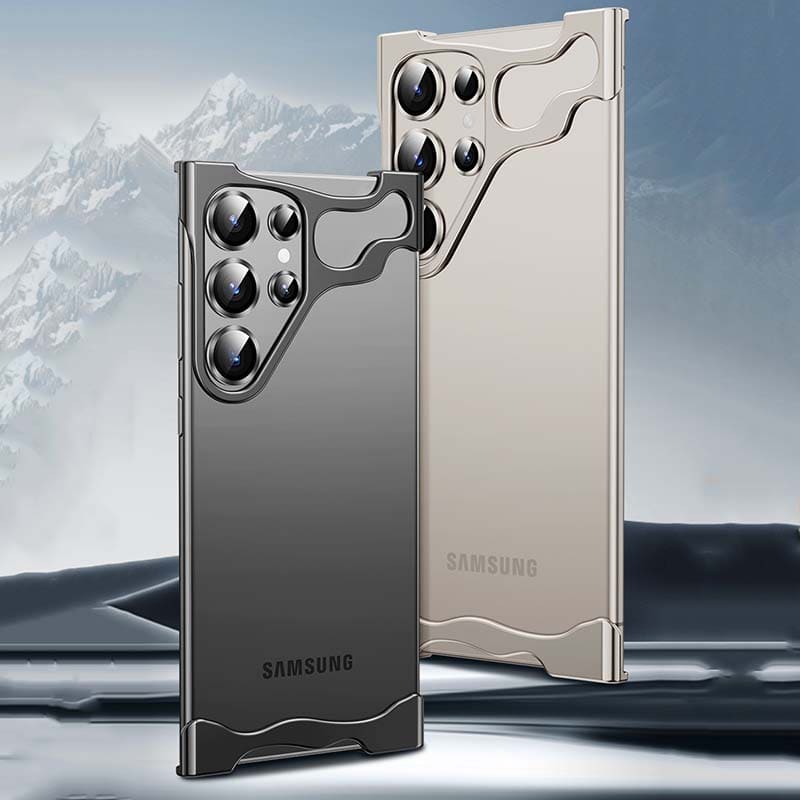 BareTouch X-Shield – ExoMetal Corner Armor Case for Galaxy