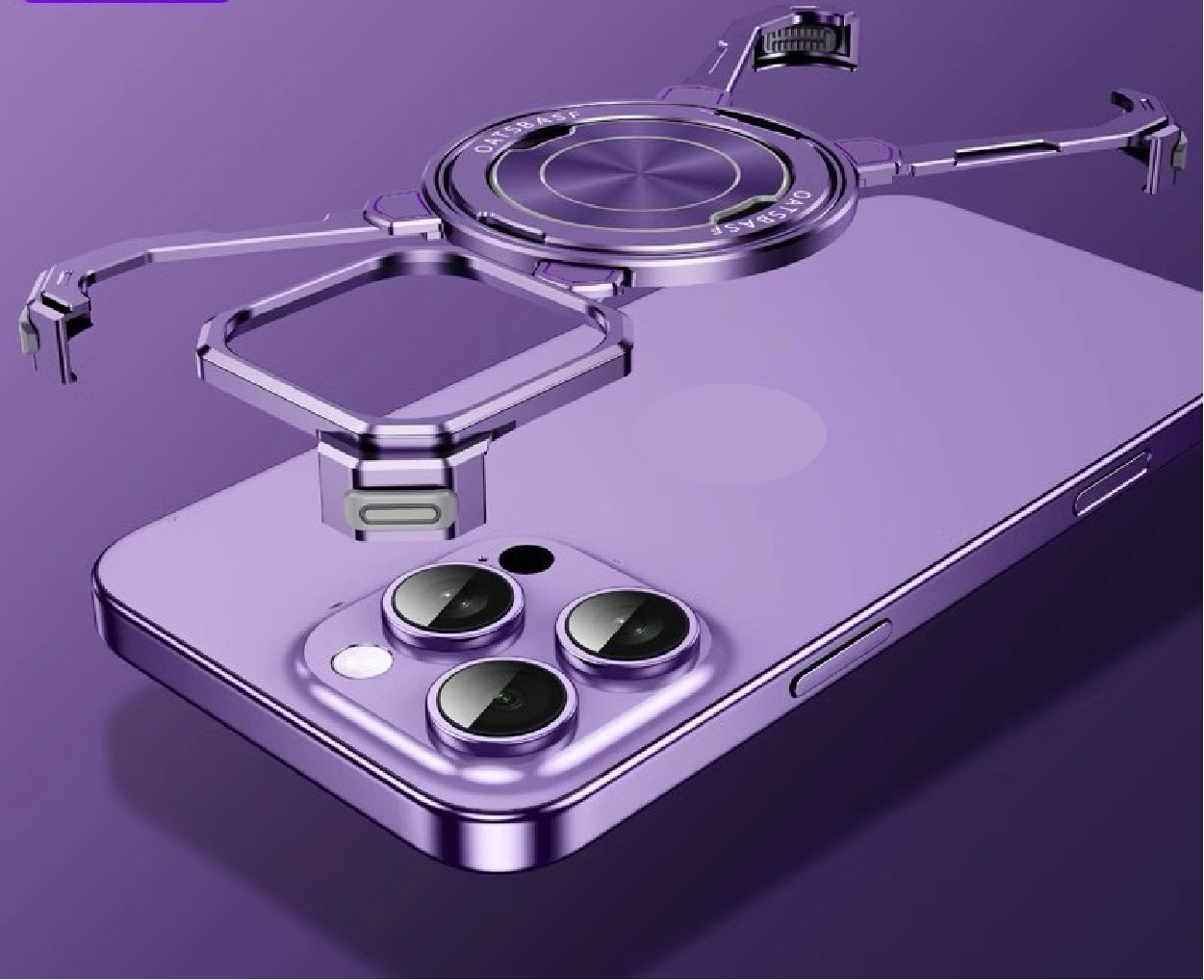 2025 Magic Claw Shell Aluminum iPhone Cover