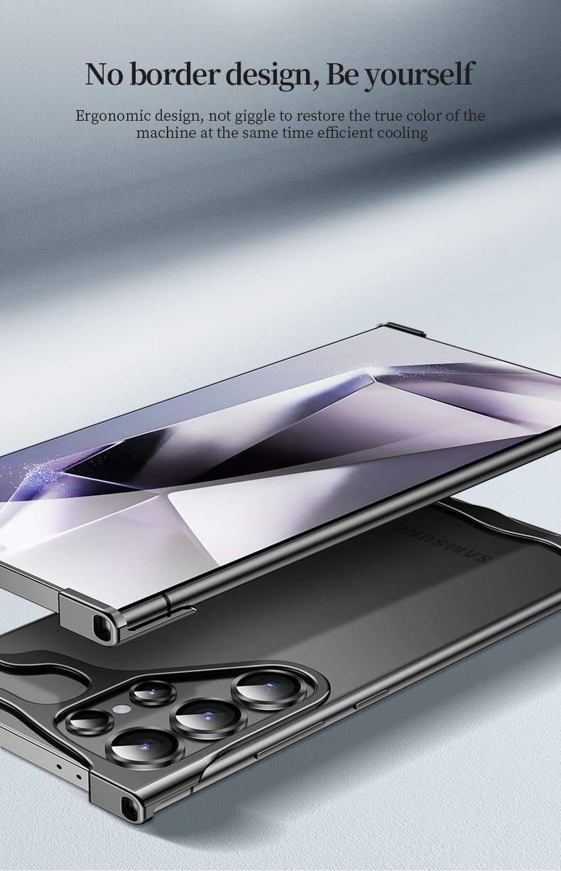 BareTouch X-Shield – ExoMetal Corner Armor Case for Galaxy