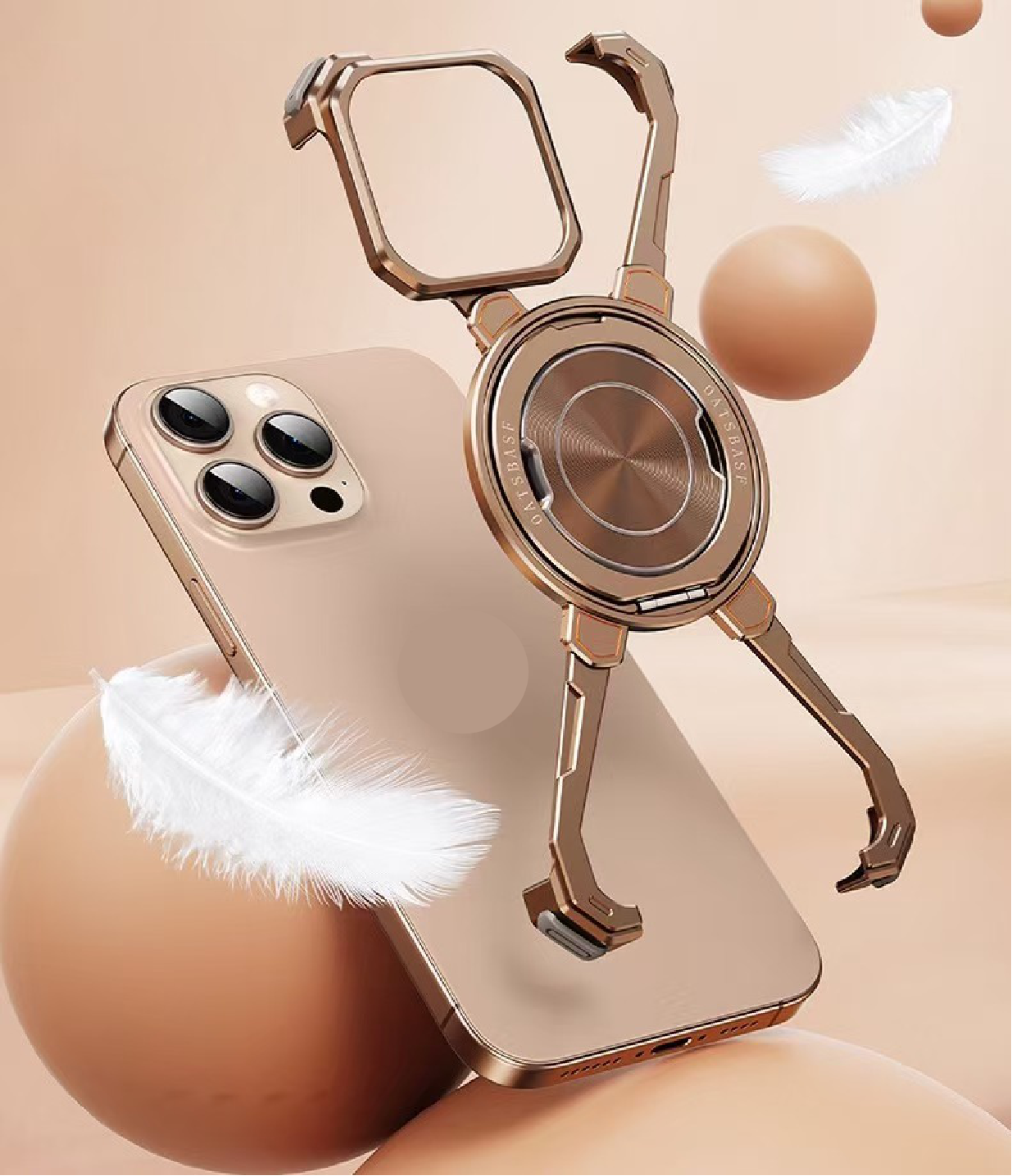 2025 Magic Claw Shell Aluminum iPhone Cover