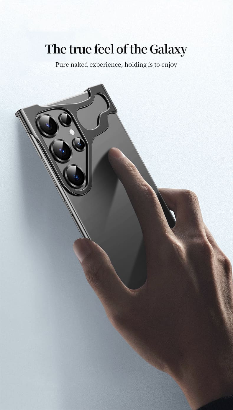 BareTouch X-Shield – ExoMetal Corner Armor Case for Galaxy