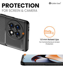 Aramid Fibre Series Shockproof Armor Back Cover for OnePlus 11R 5G, 6.74 inch, Black
