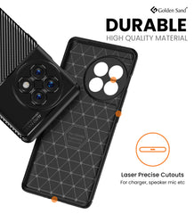 Aramid Fibre Series Shockproof Armor Back Cover for OnePlus 11R 5G, 6.74 inch, Black