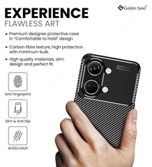 Aramid Fibre Series Shockproof Armor Back Cover for OnePlus Nord 3 5G, 6.74 inch, Black