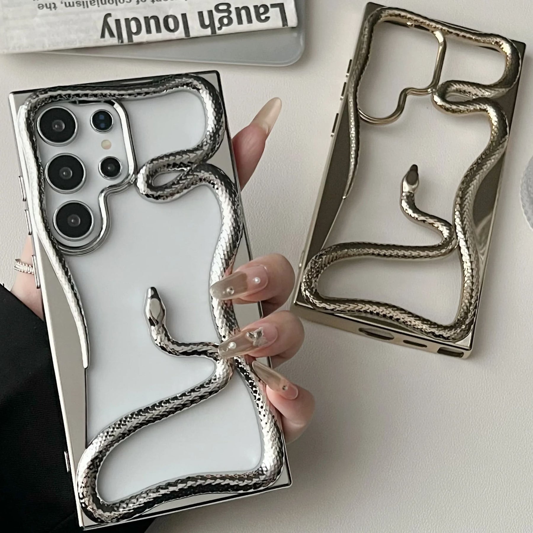 3D Snake Design Case for Samsung Galaxy S Series