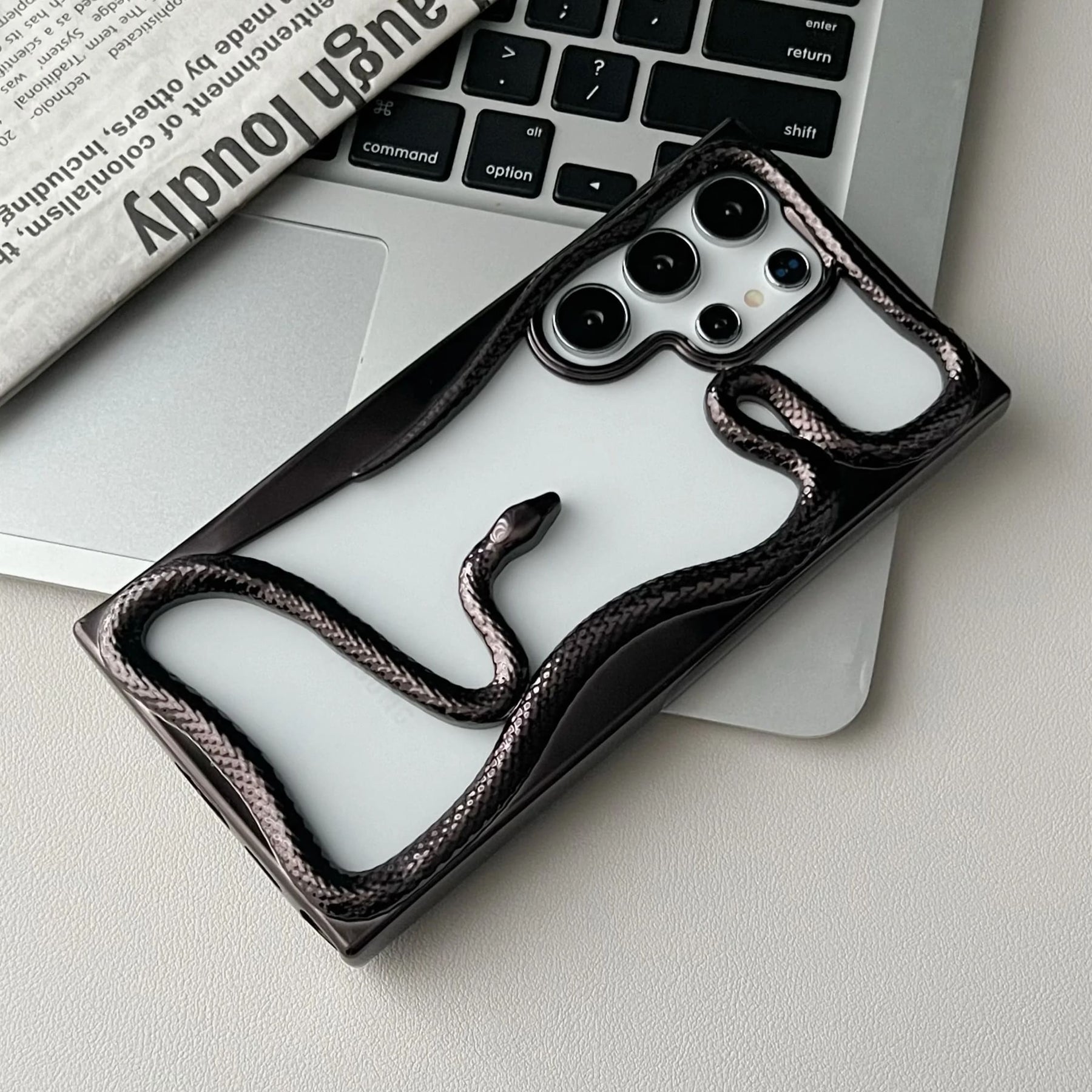 3D Snake Design Case for Samsung Galaxy S Series