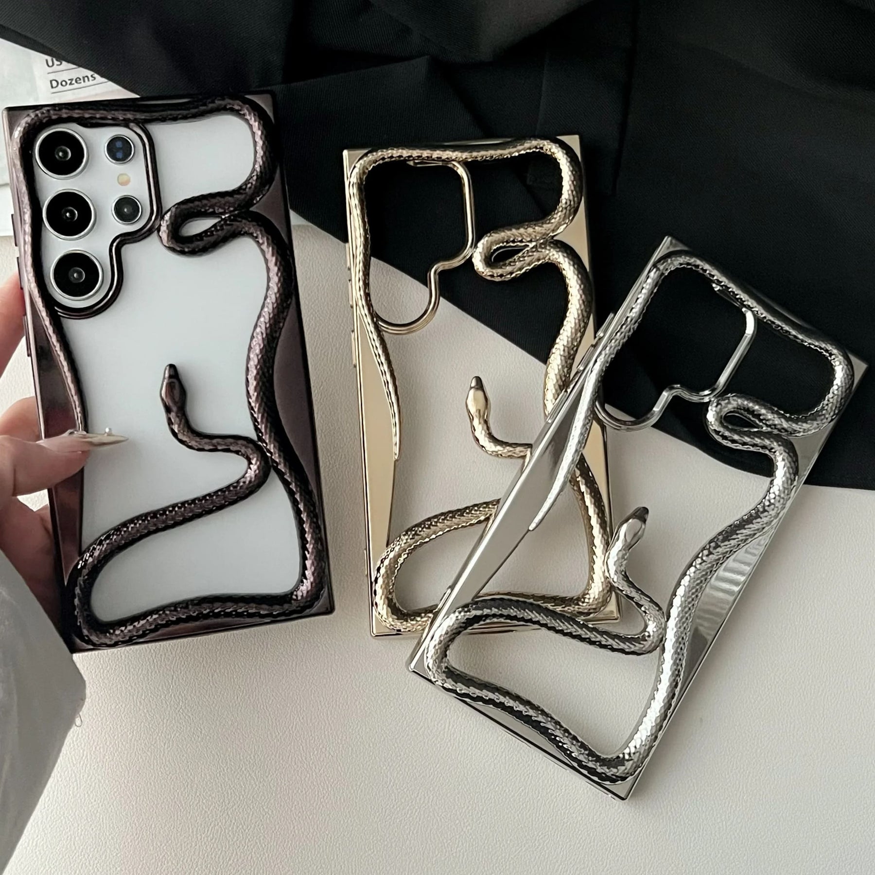 3D Snake Design Case for Samsung Galaxy S Series