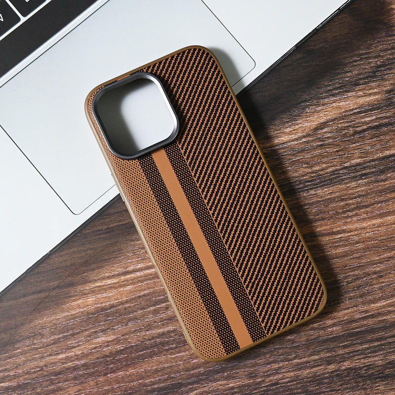 Business Phone Back Cover Texture Touch Leather Protective Phone case Suitable for iPhone 11 12 13 14 15 16 Pro Max